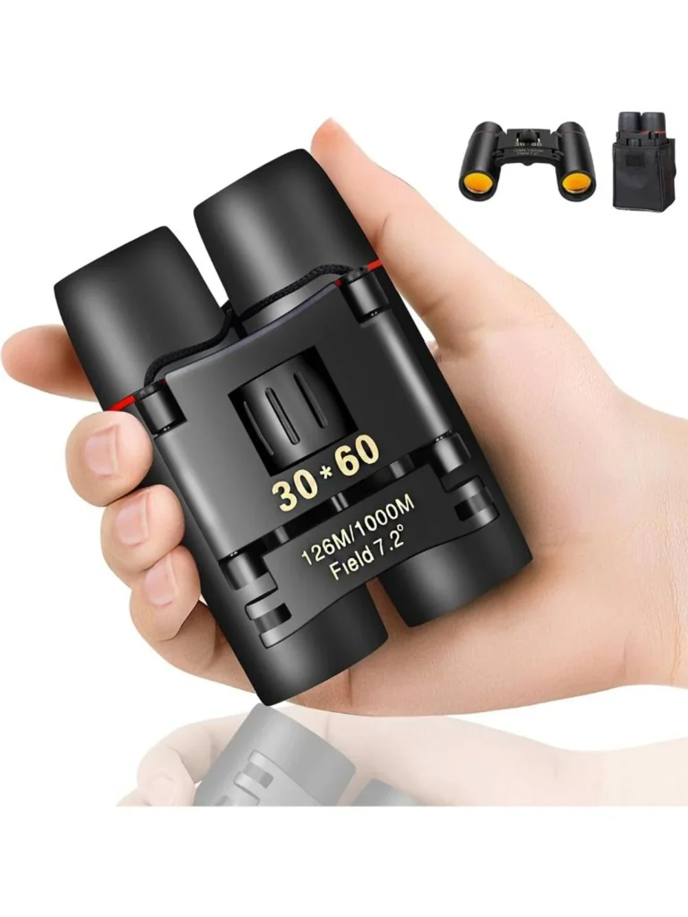 HD Compact Binoculars for Kids & Adults - Lightweight, Portable for Bird